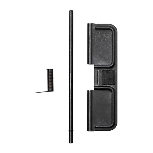 Ejection Port Cover Kit för AR-15 inkluderar dörr, stift med c-clip och fjäder, vilket säkerställer effektiv skydd av din uppsättning och långvarig prestanda.