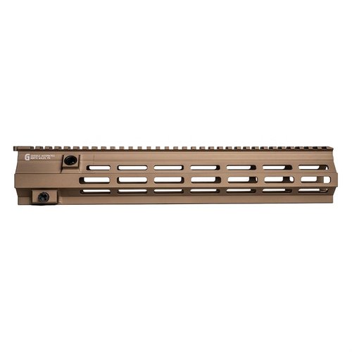 Geissele SMR HK416 MK15 M-LOK erbjuder hållbarhet, styrka och modularitet med M-LOK fästen och picatinny-räls, perfekt för HK416 och MR556.