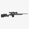 Hunter 110 justerbart kolv för Savage 110 erbjuder ergonomi, AICS-kompatibilitet, justerbar längd och höjd, samt en stabil plattform för bättre skytte.