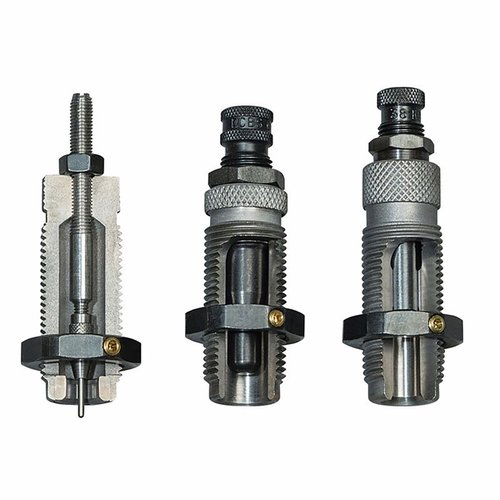 RCBS 45 Long Colt 3-DIE SET erbjuder en komplett lösning för att ladda straight-wall patroner med en Sizer Die, Expander Die och Seater Die för exakt resultat.