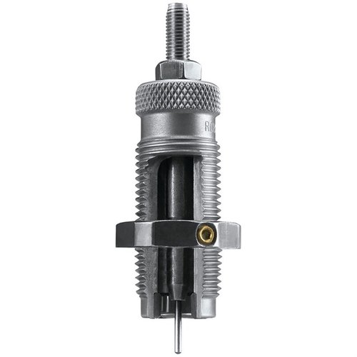 RCBS 9MM Luger och 9x21mm Carbide Sizer Die formar hylsorna och avprimar, utan behov av smörjning tack vare den slitstarka carbide sizer-ringen.