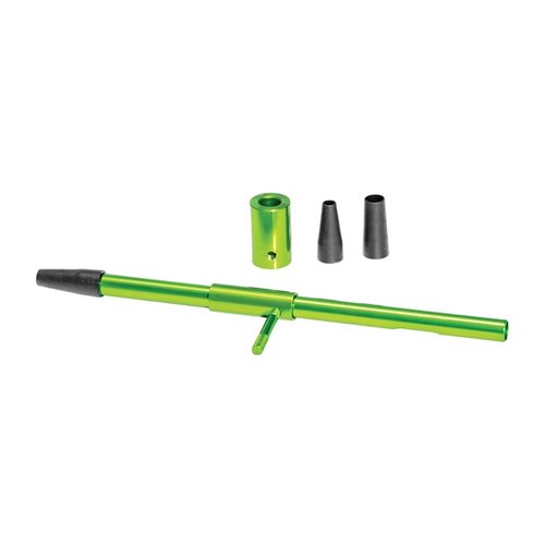 ALUMINUM UNIVERSAL BORE GUIDE från BREAKTHROUGH CLEAN säkerställer exakt justering av rengöringsstången, skyddar din bössa och passar de flesta vapen.