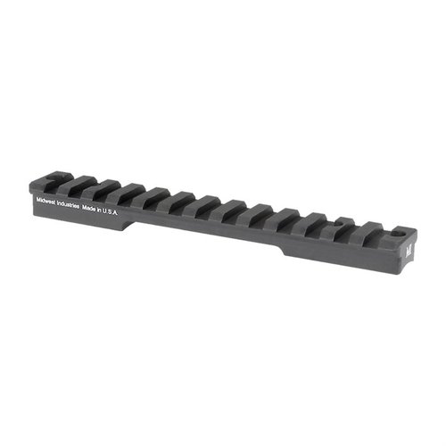 Remington 700 Short Action Rail från Midwest Industries erbjuder en robust Mil Spec 1913 rail i 6061 aluminium, enkel installation och livstidsgaranti.