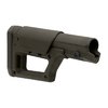 Magpul PRS Lite är en lättviktsjusterbar buttstock för AR-15 och AR .308, med justeringar för kindhöjd och längd samt robust design för militärbehov.