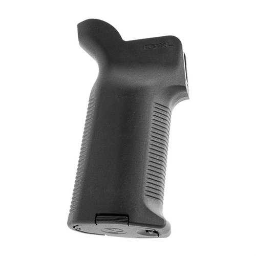 Magpul K2-XL grepp är 25% större, ger bättre kontroll och komfort för stora händer, med Trapezoidal Surface Projections för maximalt grepp i tuffa miljöer.