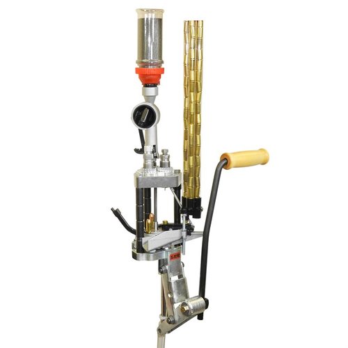 PRO 1000 Progressiv Press erbjuder en effektiv 3-håls omladdningslösning med automatisk matning, vilket gör omladdning av ammunition snabbt och enkelt.