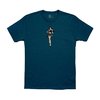 MAGPUL HULA GIRL CVC T-SHIRT BLUE STONE HEATHER SM
