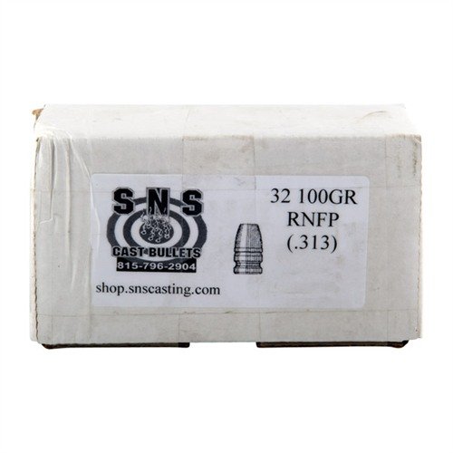 .32 kaliber gjutna pistolkulor av hög kvalitet, 92% bly och polymerbelagda för konsekvent precision och ekonomiska priser. 500/box, 18 Brinnell hårdhet.