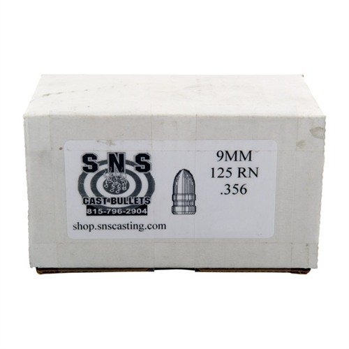 9MM CAST PISTOL BULLETS från SNS erbjuder hög precision och konsekventa resultat med 92% bly, 6% antimon och 2% tenn, perfekt för både pistol och gevär.