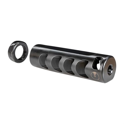 APOLLO LR kompensator minskar rekyl och muzzlerise, perfekt för långdistansskytte med magnumkalibrar, 100% CNC-maskinerad i USA.