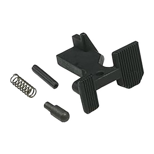 CMMG® ZEROED™ AR15 Bolt Catch Kit erbjuder duala överdimensionerade paddlar för bättre ergonomi och säkerhet vid användning, med hållbar stålbyggnad och enkel montering.