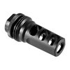 SilencerCo Hybrid ASR muzzle brake minskar rekyl och gör det enkelt att montera en suppressor med ett handgrepp, passar flera kalibrar och har slitstark konstruktion.