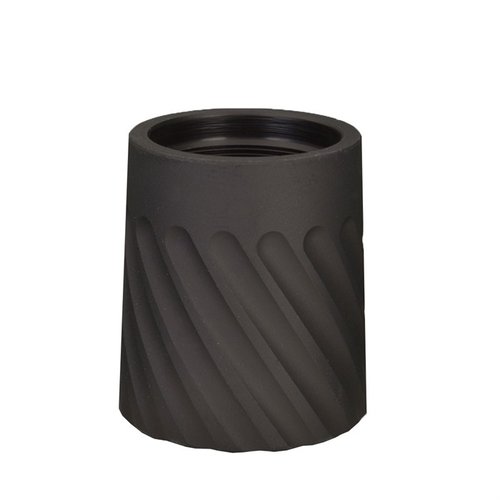 Magazintubenöt för att fästa Nordic Components förlängningar, tillverkad av aluminium och anodiserad i matt svart för hållbarhet och stil.