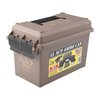 Skydda din ammunition med MTM Ammo Can 45ACP i tan! 💼 Vattentät, robust och perfekt för transport och förvaring av magasin.