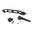 JMAC CUSTOMS 8-INCH RAISED ARM BAR WITH FOLDING BUTTPLATE FOR SAM7SF