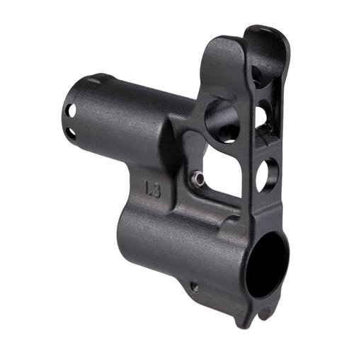 GAS BLOCK COMBO UTAN DETENT HOLE från JMAC CUSTOMS erbjuder en justerbar lösning för optimal gasreglering och förbättrad prestanda på ditt vapen.