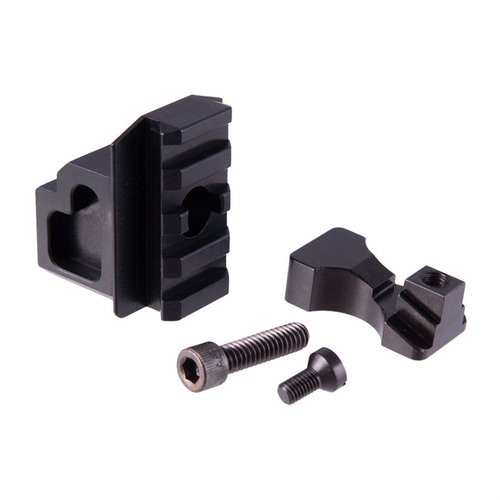 JMAC RSA-AKM Stock/Brace-adapter möjliggör installation av 1913-stil stocks/braces, är extremt stark och tillverkad av 7075 aluminium med hård anodisering.