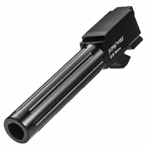 Alpha Wolf-konverteringspipor erbjuder överlägsen precision och tillförlitlighet, designade för .40 S&W och .357 Sig till 9mm, med enkel installation.