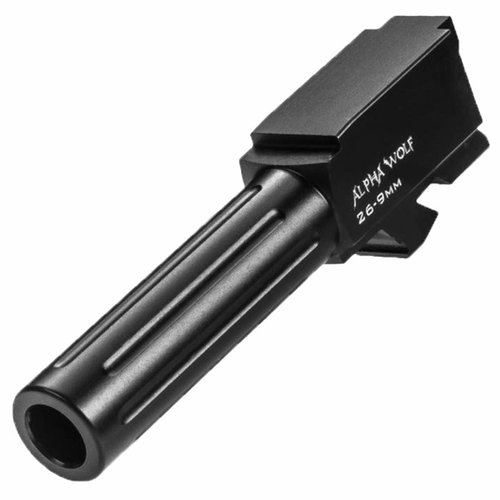 Alpha Wolf 9mm Luger pipor erbjuder överlägsen precision och tillförlitlighet, tillverkade av högkvalitativt 416 rostfritt stål med SBN-beläggning för ökad hållbarhet.