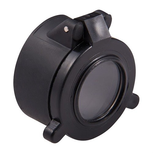 BLIZZARD SCOPE LENS COVERS har fjädrande lock som öppnas snabbt för enkel sikte, med slagresistenta polymerlinser som håller ditt sikte torrt och klart.