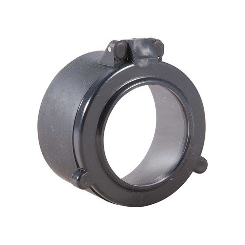BLIZZARD SCOPE LENS COVERS erbjuder snabba, fjädrande lock som öppnas med en touch, vilket ger snabb sikt genom kikarsiktet och skyddar mot väder.