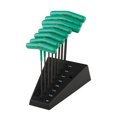 PROHOLD STAR TIP T-HANDLES från BONDHUS passar alla Star och TORX skruvar, håller skruven på plats och har en svetsad handtag/blad-anslutning.