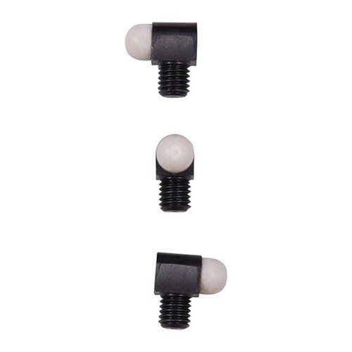 Bradley SIGHT BEADS ger en säker och stabil montering av siktespärlan med ökad yta och styrka. Finns i röd och vit plast eller i mässing.