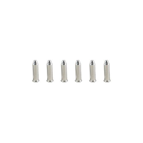 .22 Rimfire Snap Caps i aluminium gör att du kan öva torrskjutning utan att skada ditt vapen, vilket hjälper till att eliminera flinch och förbättra precisionen.