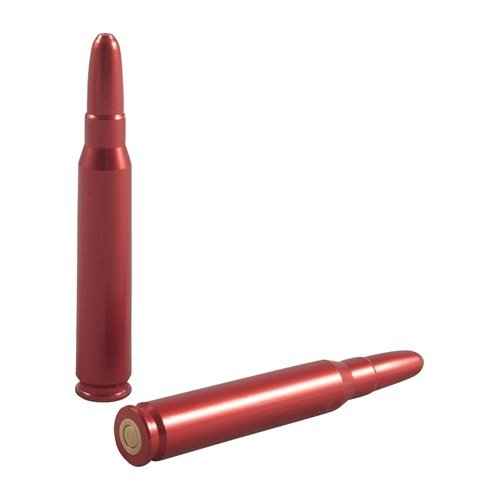 Snap caps för .30-06 Springfield möjliggör säker torrskjutning utan att skada ditt vapen. Aluminiumkropp och fjädrad mässings "primer" skyddar avtryckaren.