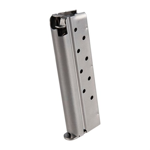 Genuine Colt 1911 9RD 9MM magasin, tillverkat för pålitlig passform och funktion. Hållbara fjädrar och stål följare för bästa prestanda.