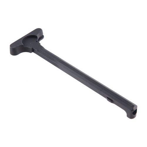 Denna AR-15/M16 Stripped Charging Handle från COLT är en Mil-Spec komponent med en matt svart anodiserad yta, perfekt för att uppgradera din vapensystem.