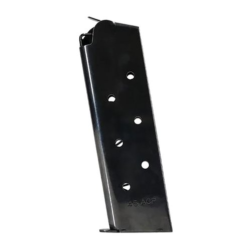 Denna 1911 GOVERNMENT/COMMANDER 8-RD SS MAGAZINE är designad för att passa flera .45-modeller, vilket ger pålitlig prestanda och hög kapacitet för ditt skytte.