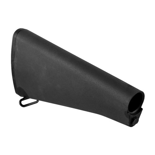 AR-15 A4 STOWAGE STOCK ASSY FIXED OEM BLK erbjuder hållbarhet och stabilitet för din AR-15, passar flera modeller för bästa prestanda och funktion.
