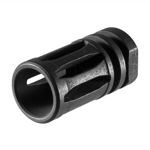 A2 COMPENSATOR .22 CALIBER 1/2-28 i svart stål minskar rekyl och förbättrar skottstabiliteten, perfekt för din AR-15.
