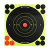 SHOOT-N-C® TARGET gör dina träffar lätta att se med en fluorescerande halo vid träff. Självhäftande och inkluderar reparationslappar för enkel användning.