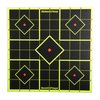 SHOOT-N-C® TARGET, 8" SIGHT-IN, 15 PACK gör dina träffar lätt synliga med fluorescerande färger, självhäftande baksida och inga behov av kikare.