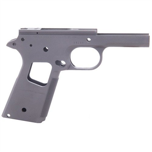 Bygg en anmärkningsvärd 1911 med denna högkvalitativa standardreceiver i 4140 carbon steel. Förbättrad noggrannhet och hållbarhet med CNC-maskinbearbetning.