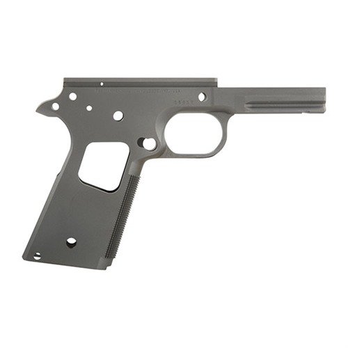 Bygg en skräddarsydd 1911 med högkvalitativa receivers i 4140 carbon steel, med CNC-maskinbearbetning och checkering för ökad precision och hållbarhet.