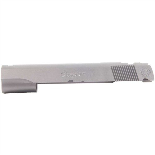 Caspian 1911 slides erbjuder överlägsen styrka och precisa toleranser, perfekta för att bygga din ultimata combat pistol med högkvalitativa material.