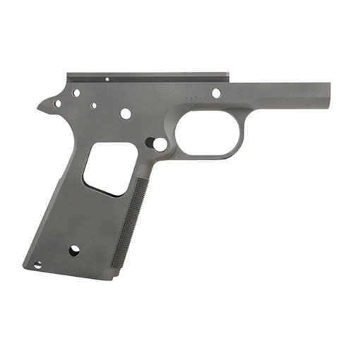 Bygg en skräddarsydd 1911 med högkvalitativa receivers i kolstål eller rostfritt, med CNC-maskinbearbetning och 25 lpi checkering för ökad precision.