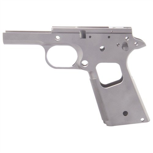 Bygg en anpassad 1911 med denna högkvalitativa Commander receiver i 416 stainless steel, med 25 lpi checkering för överlägsen precision och hållbarhet.