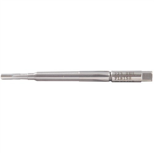 Clymer's 223 Remington finishing reamer är tillverkad av M-7 High-Speed Steel, vilket garanterar precision och hållbarhet för professionella gunsmiths.