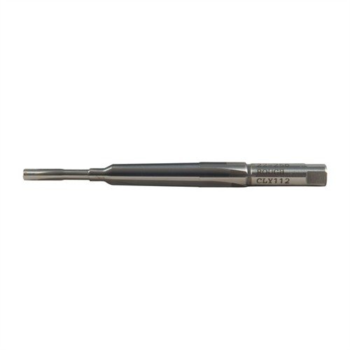 CLYMERs rimless rifle chambering reamer, 22-250 Remington, erbjuder högsta kvalitet och hållbarhet i M-7 high-speed steel, perfekt för professionella gunsmiths.