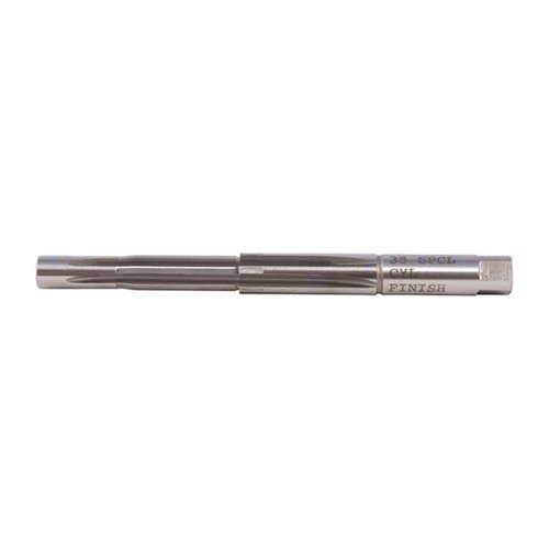 Clymer Pistol Chambering Reamers i högkvalitativ M-7 High-Speed Steel ger exakta kammare för .38 S&W Special, perfekta för professionella gunsmiths.