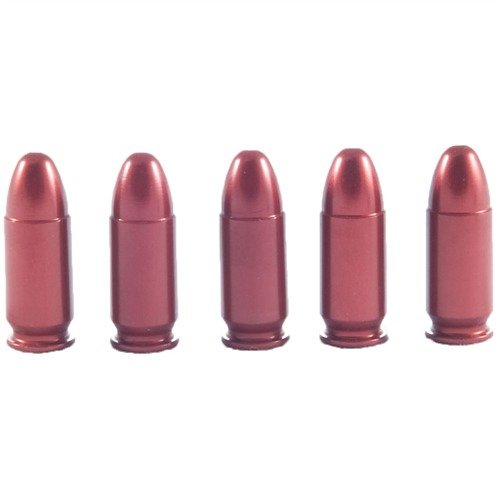 AMMO SNAP CAP DUMMY ROUNDS 9MM LUGER är perfekta för träning av laddning, urladdning och torrskjutning. Tillverkade av aluminium med syntetisk dämpad tändhatt.