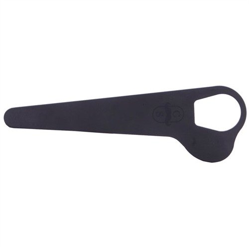 Den praktiska 1911 BUSHING WRENCH från Cylinder & Slide har en integrerad sköld som förhindrar att delar flyger iväg, vilket gör fältstripning snabbare och säkrare.