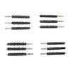 COPPER ELIMINATOR BORE BRUSHES har aluminiumkomponenter som förhindrar falska positiva kopparindikationer, skadar inte borren och ger effektiv rengöring med nylonborst.