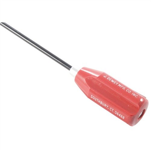 Dewey Coated Rods har en slitstark nylonbeläggning som skyddar din riflets delikata räffling, med smidig kullagerhandtag och adapter för standardborstar.