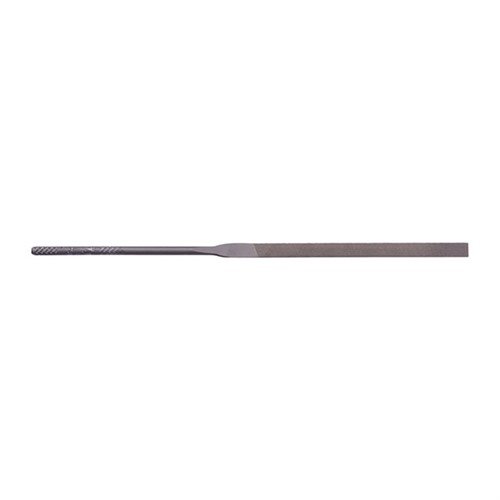 FRIEDR. DICK GMBH Professionell Gunsmith Needle File Set innehåller 12 högkvalitativa filtyper med knurled handtag för bättre grepp och precision i metallbearbetning.