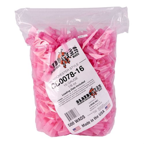 J-RON CLAYBUSTER WAD 16GA 7/8OZ erbjuder hög kvalitet och pålitlighet för dina skott. Perfekt för både träning och tävling, 500 wads per förpackning.